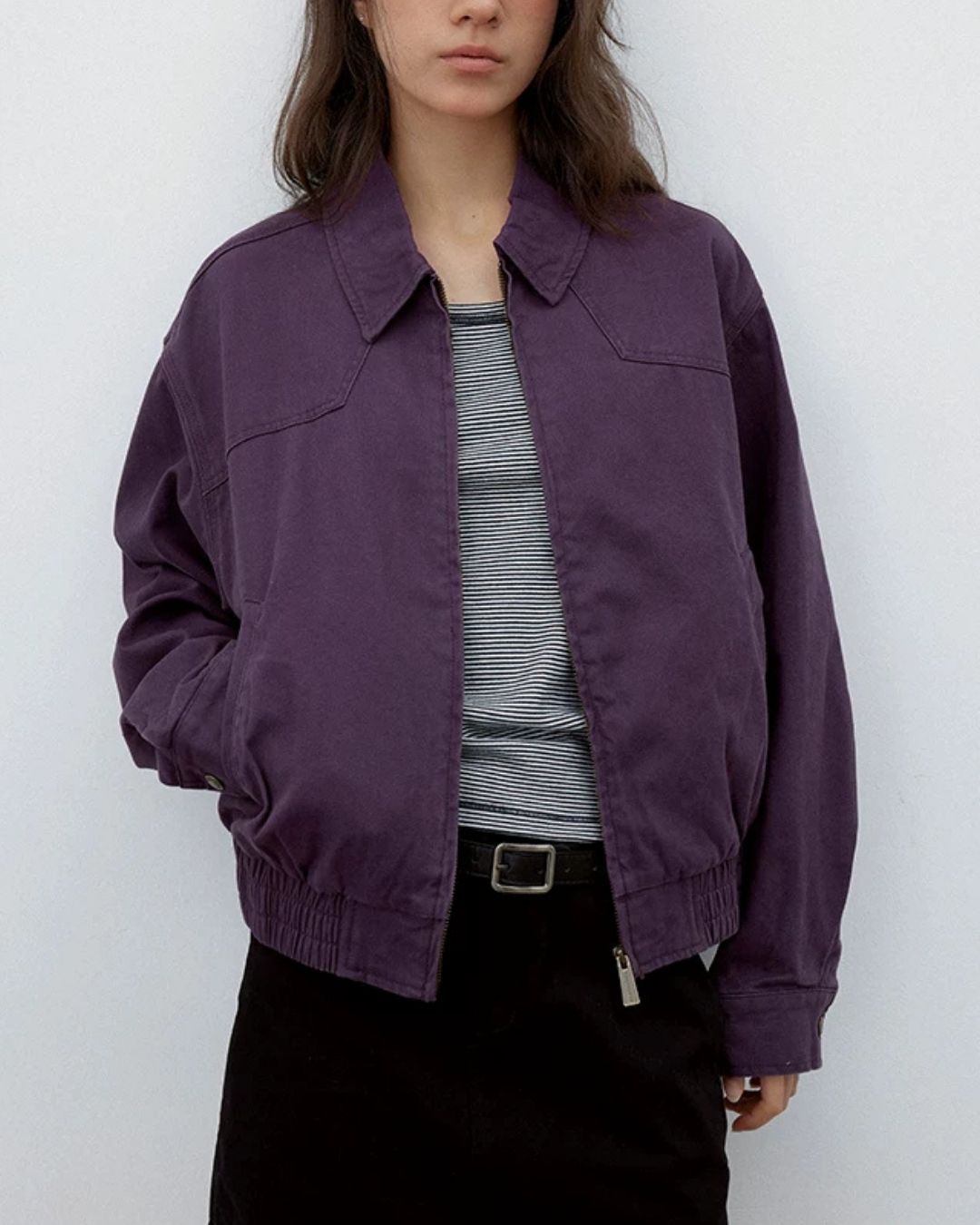 Vintage Wash Zip Jacket　JK256