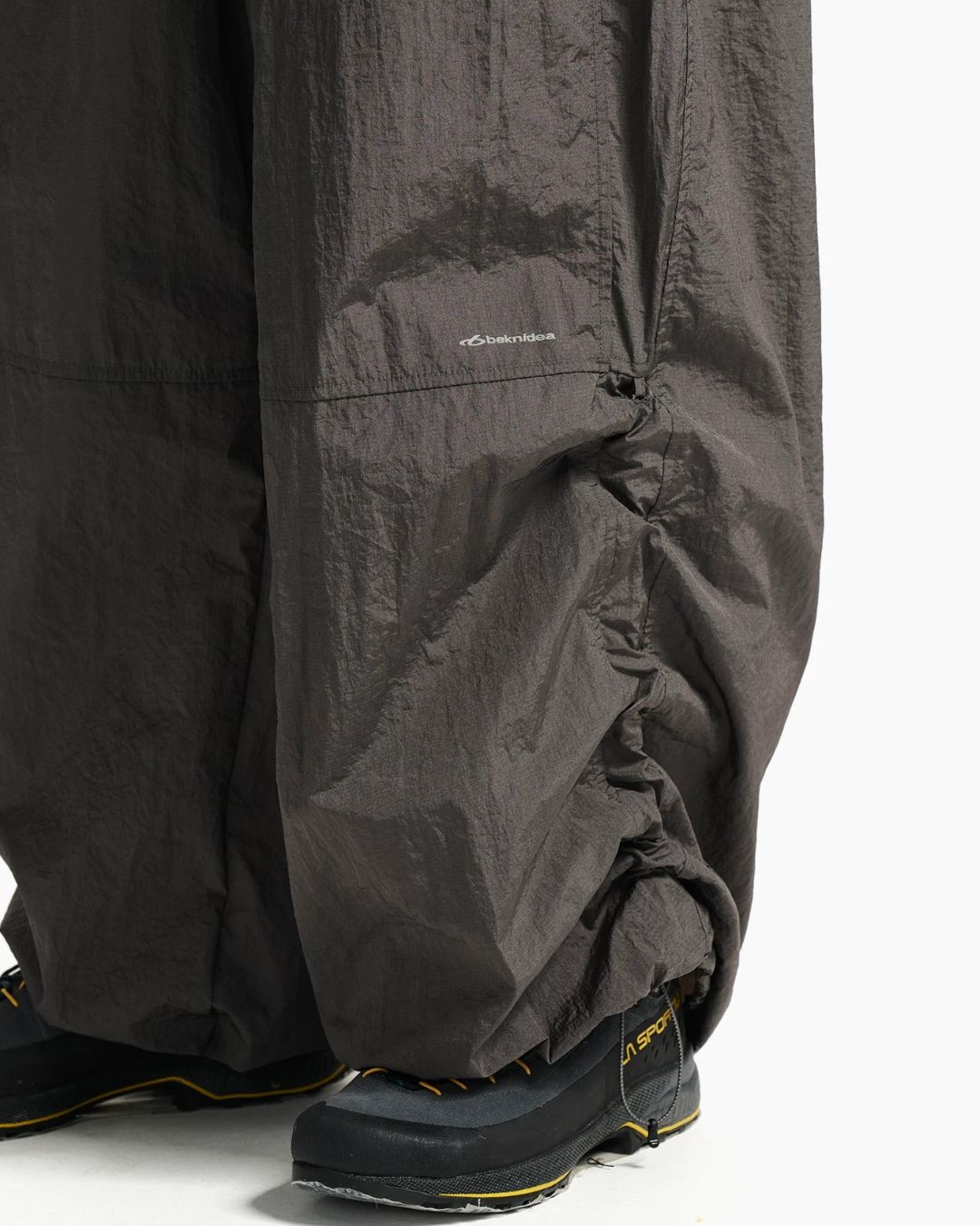 Nylon Shirred Wide Pants　WP117
