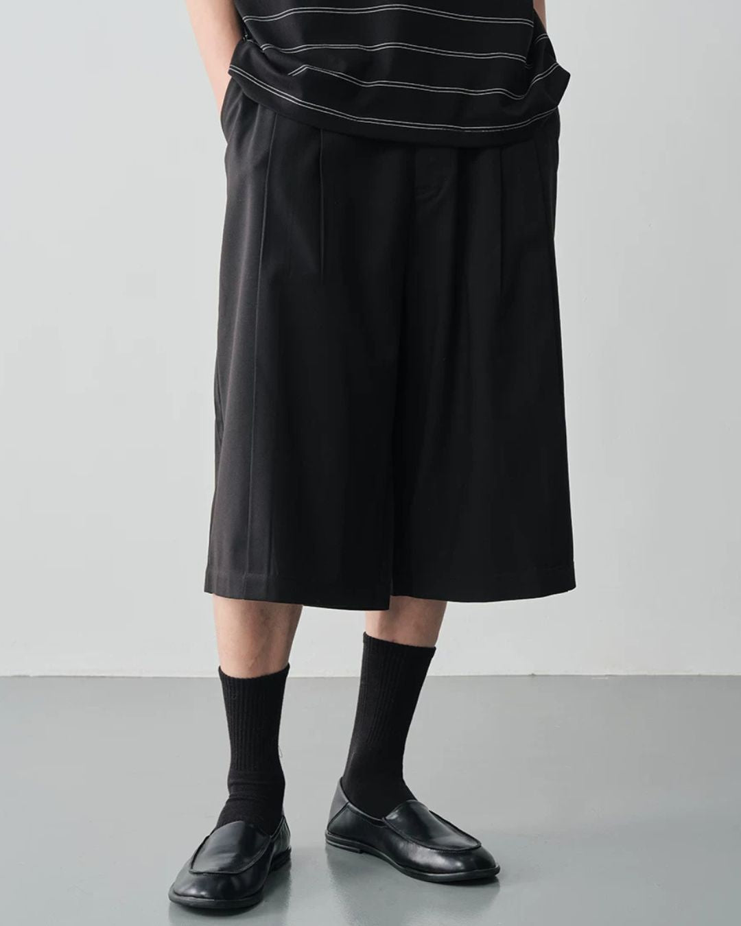 Pleated Cropped Pants　SP073