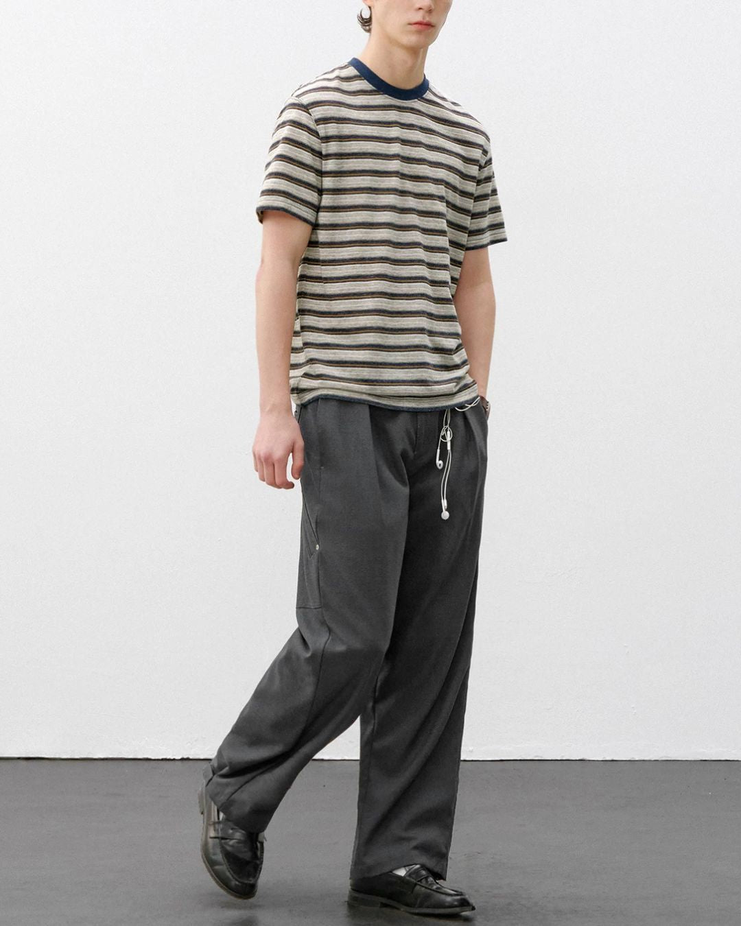 Vintage Multi-Border T-Shirt　ST205