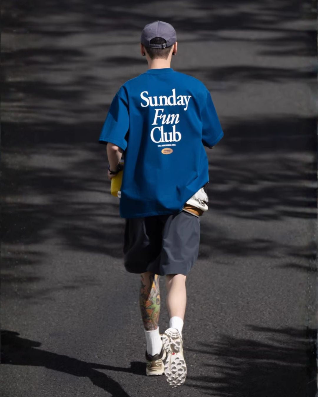 【10日以内お届け】Cotton Letter Print T-shirt　ST176