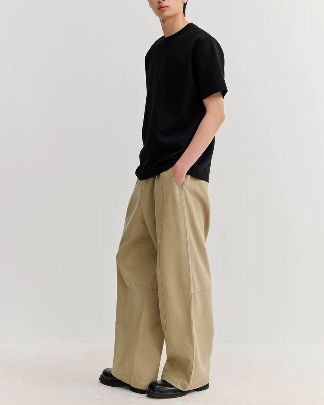 Lyocell-blend Curved Pants　WP113