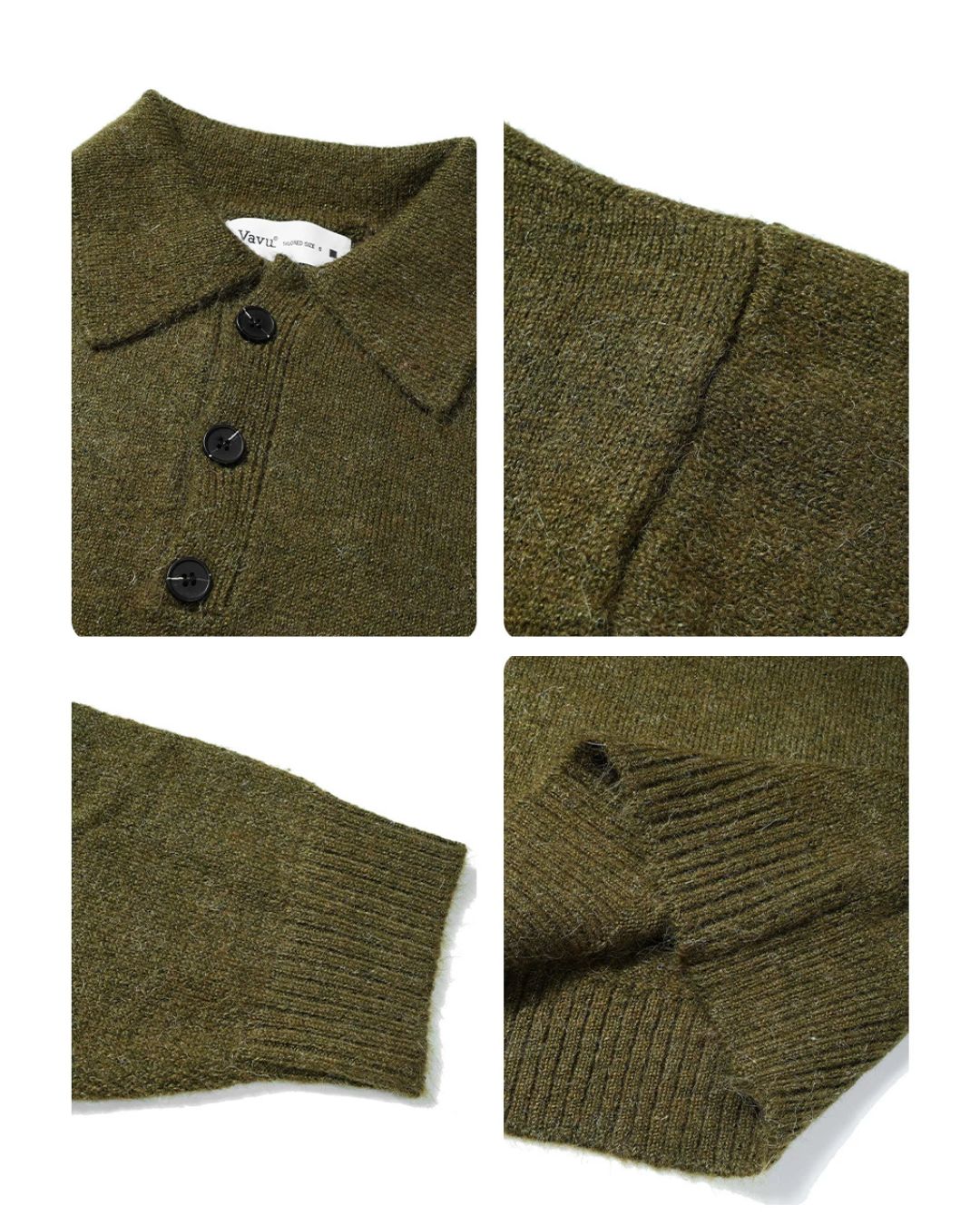 Alpaca Blend Polo Knit　KN058