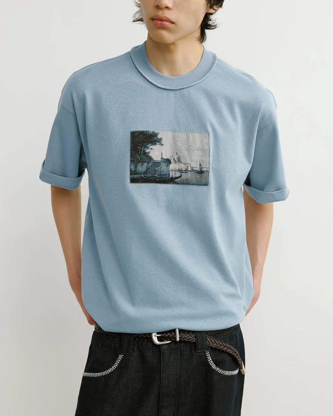 Landscape Painting T-shirt　ST197