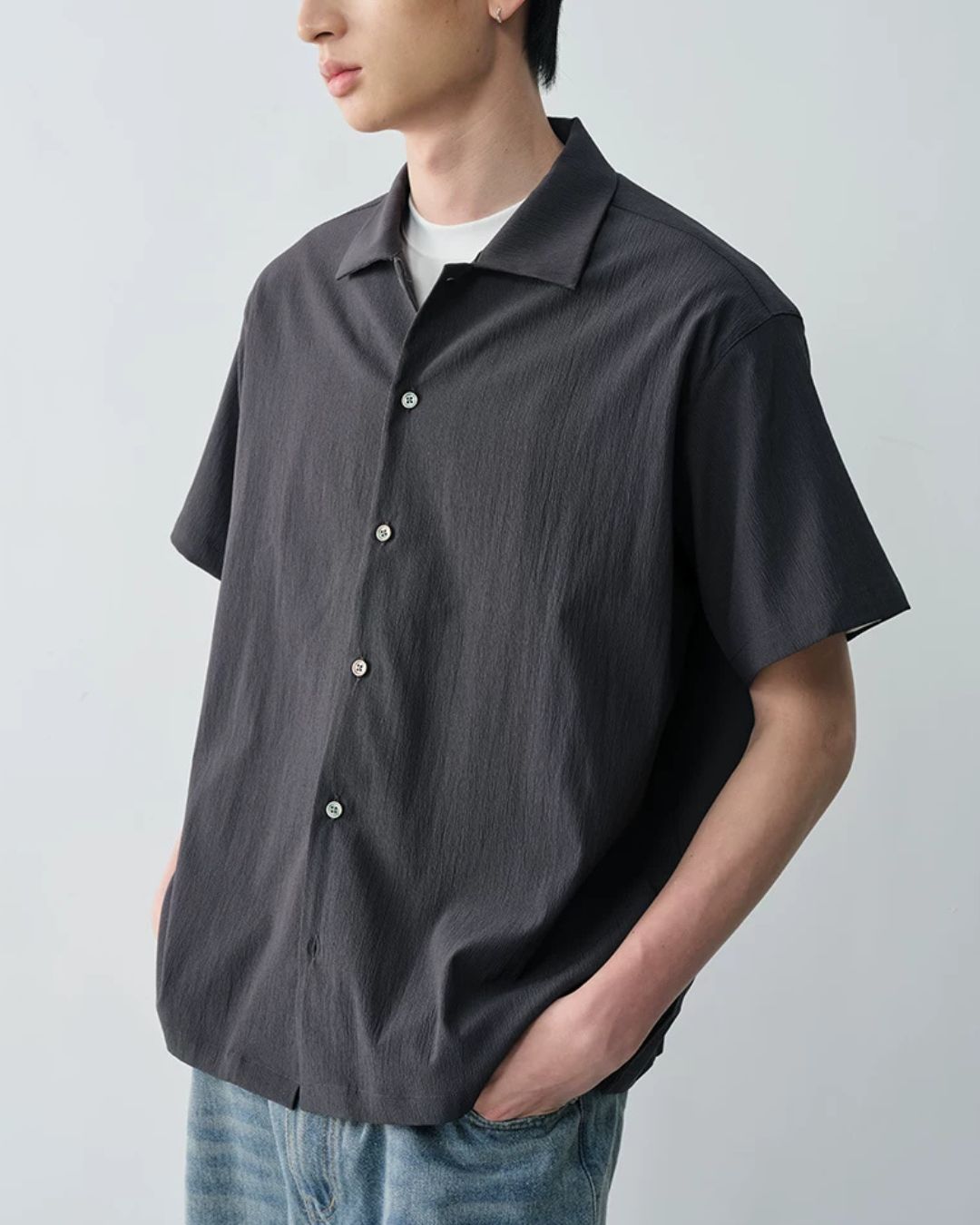 Draped Clean Fit Shirt　SS088
