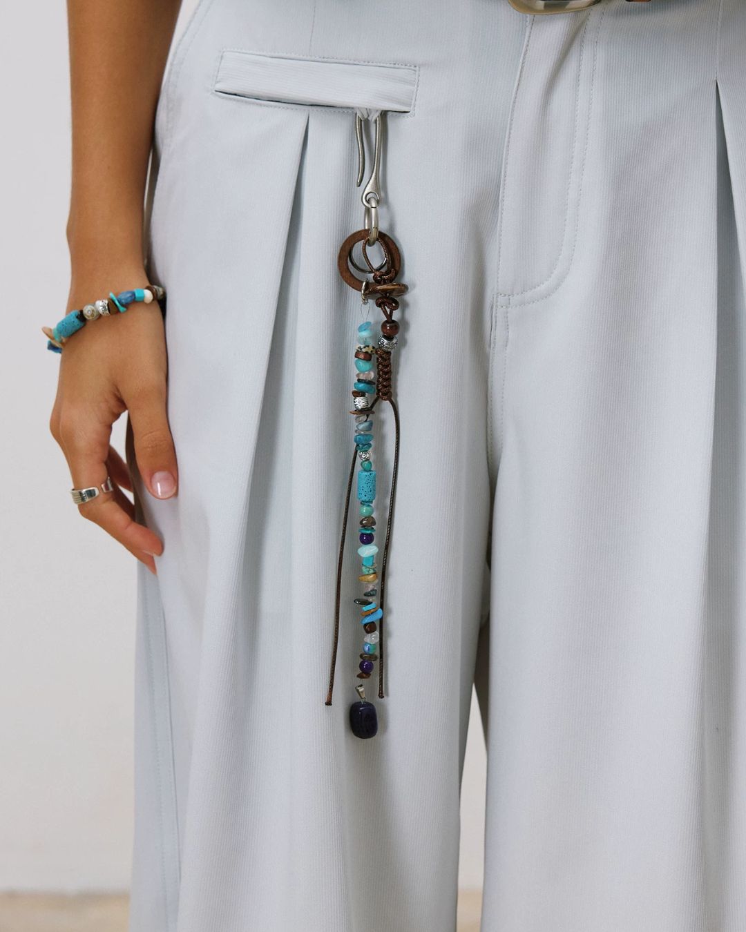 Earth-toned Natural Stone Strap　OR006