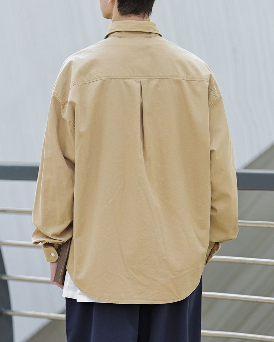 【10日以内お届け】Cotton Simple Shirt　LS070