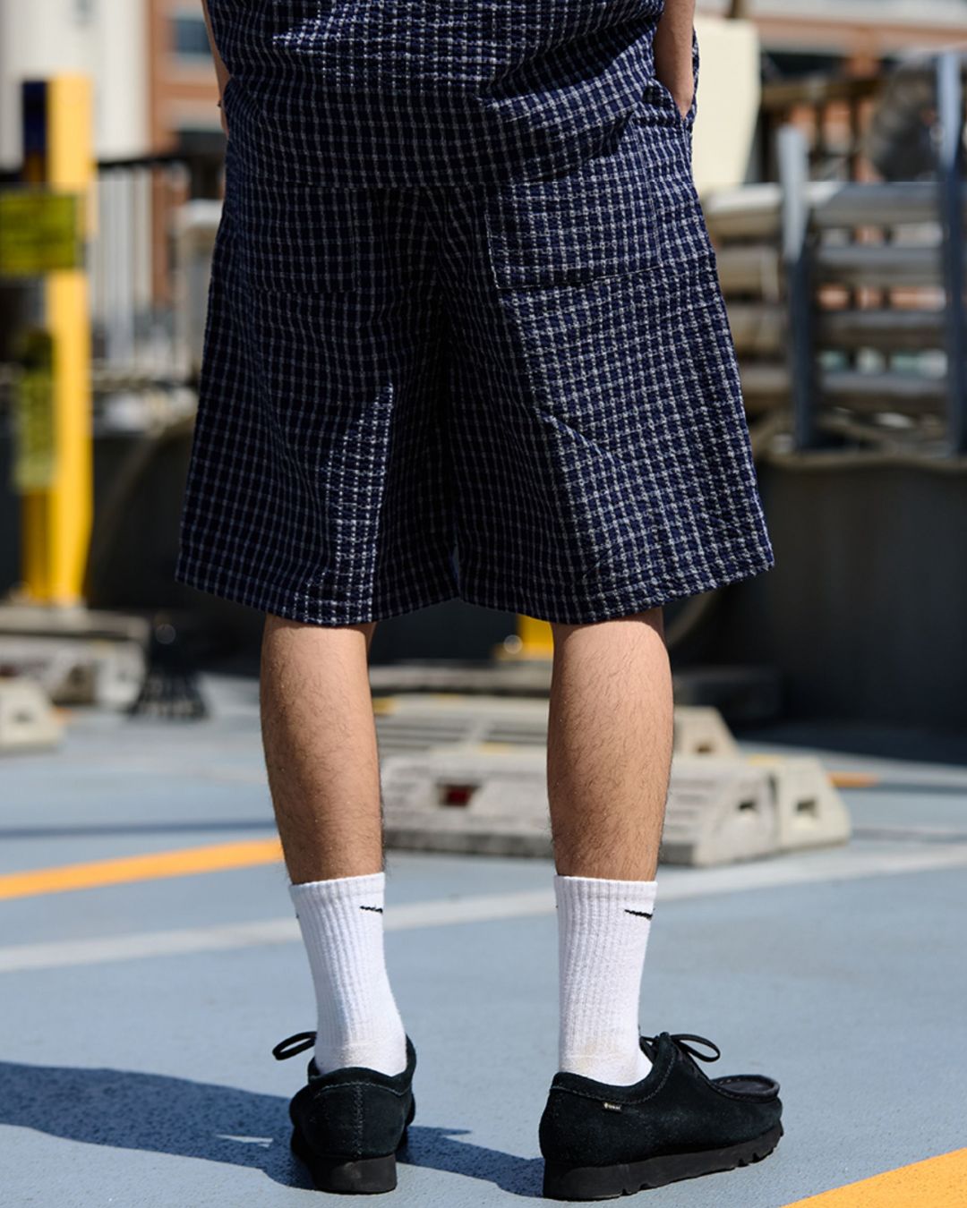 Seersucker Check Short Pants　SP068