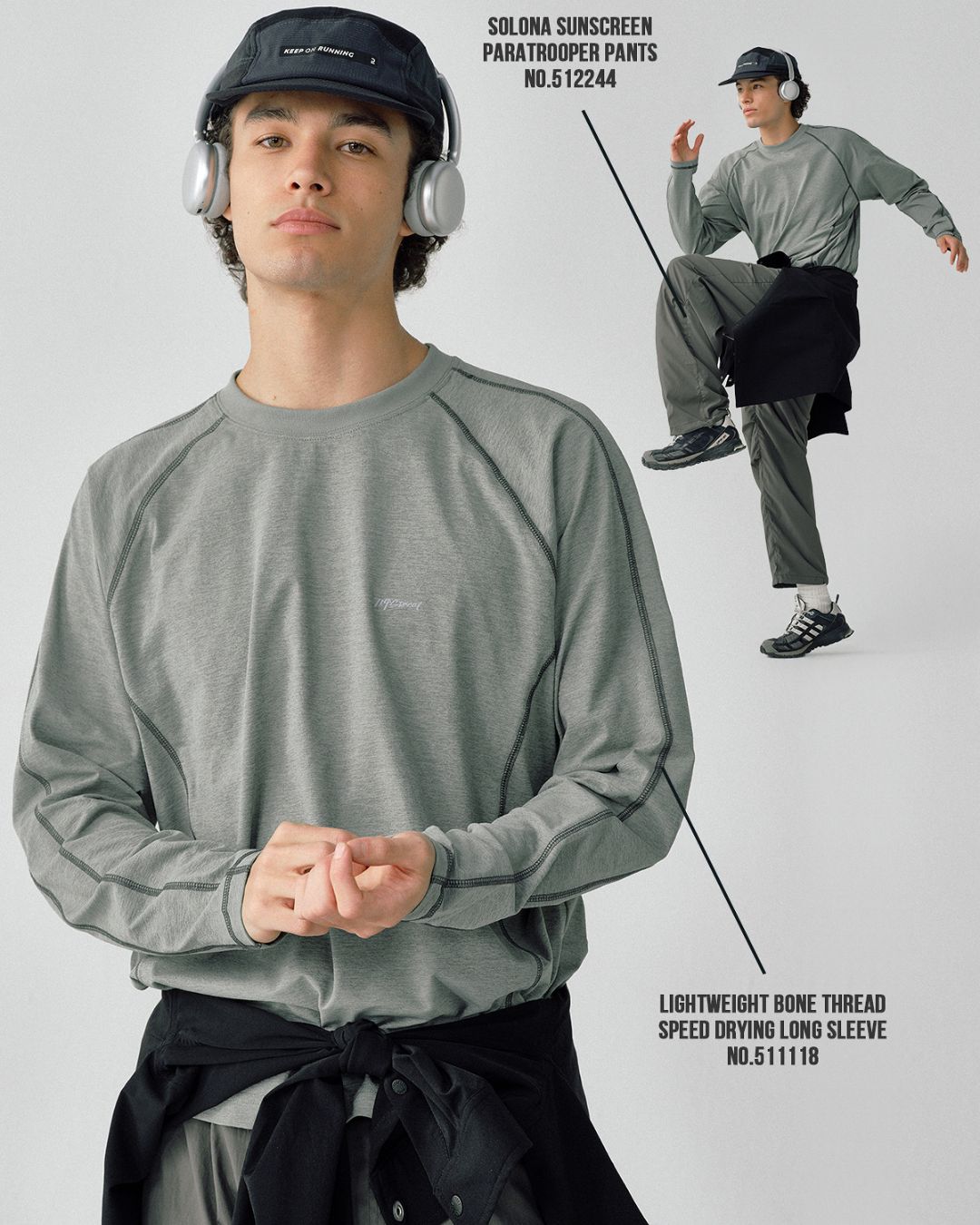 【10日以内お届け】Breathable Stitched T-shirt　LT080