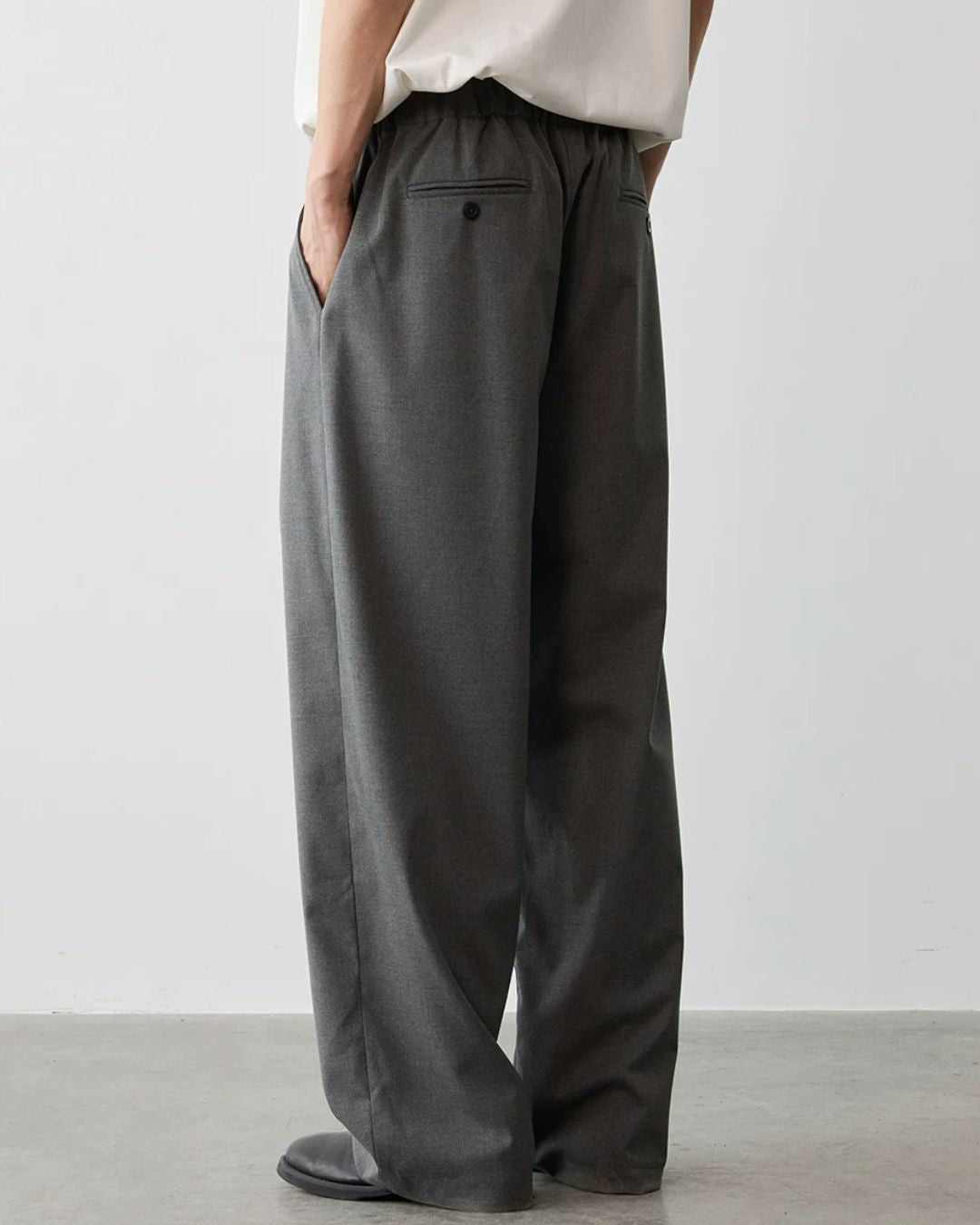 Waist String Pleated Pants　WP103