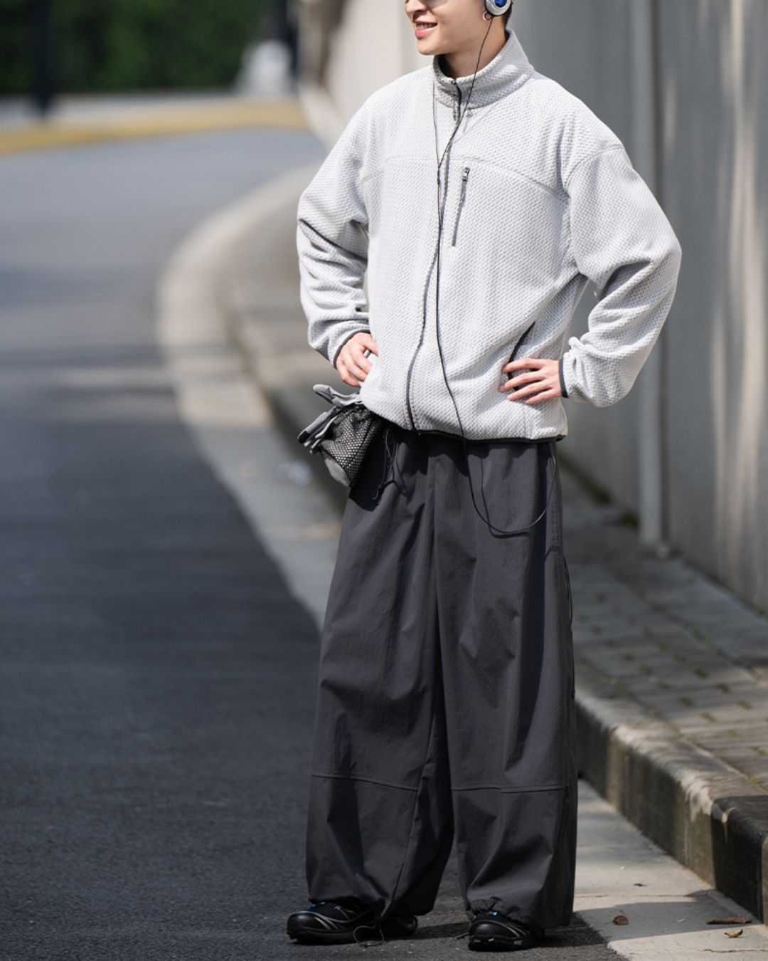 Chevron Fleece Jacket　JK243