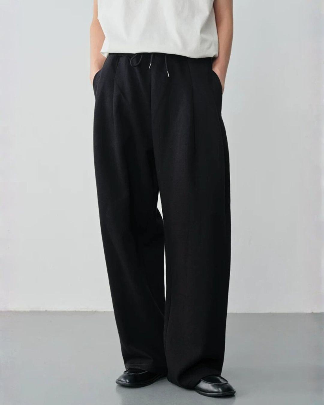Sweat Tuck Wide Pants　TP030
