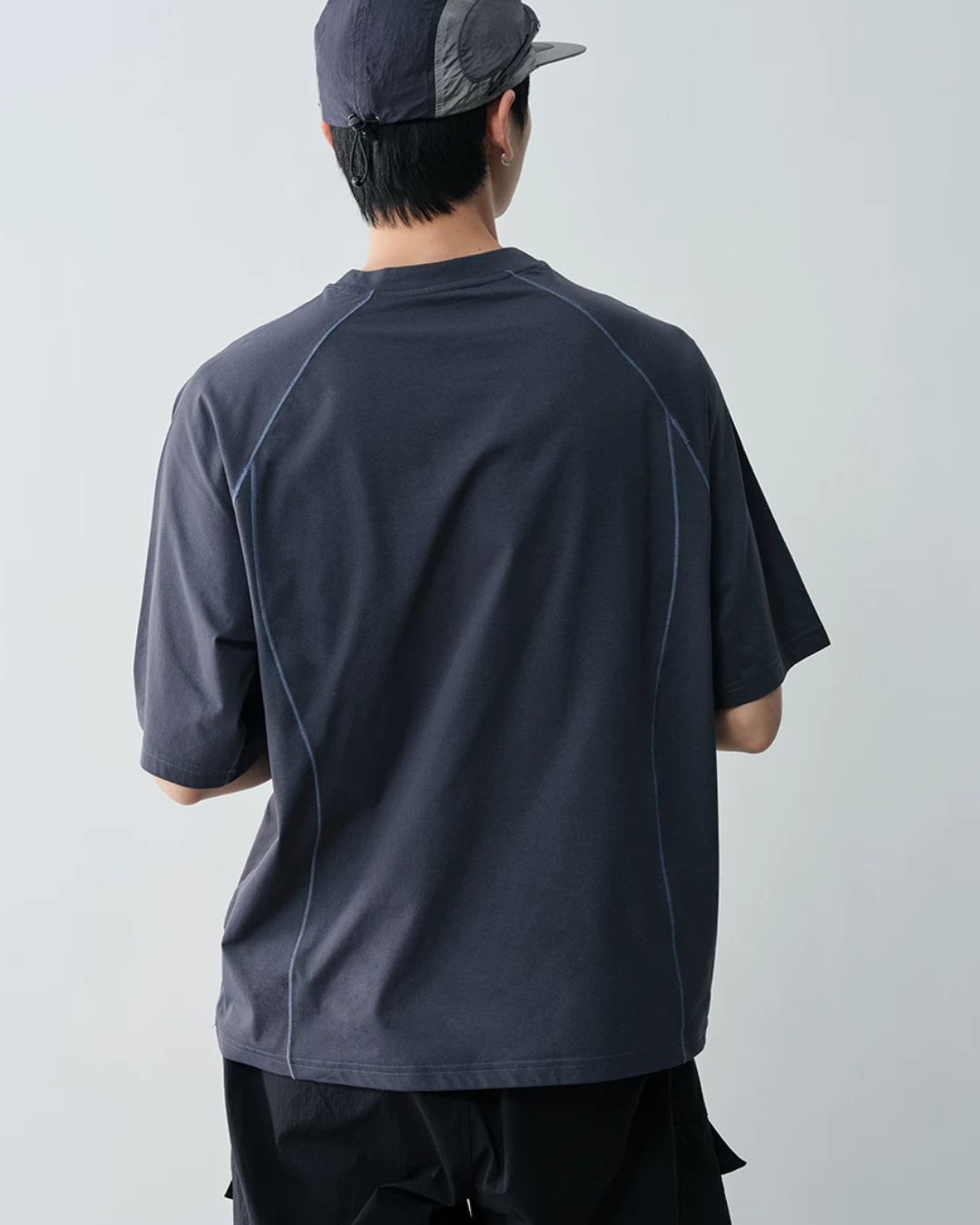 Curved Line Sporty T-Shirt　ST190