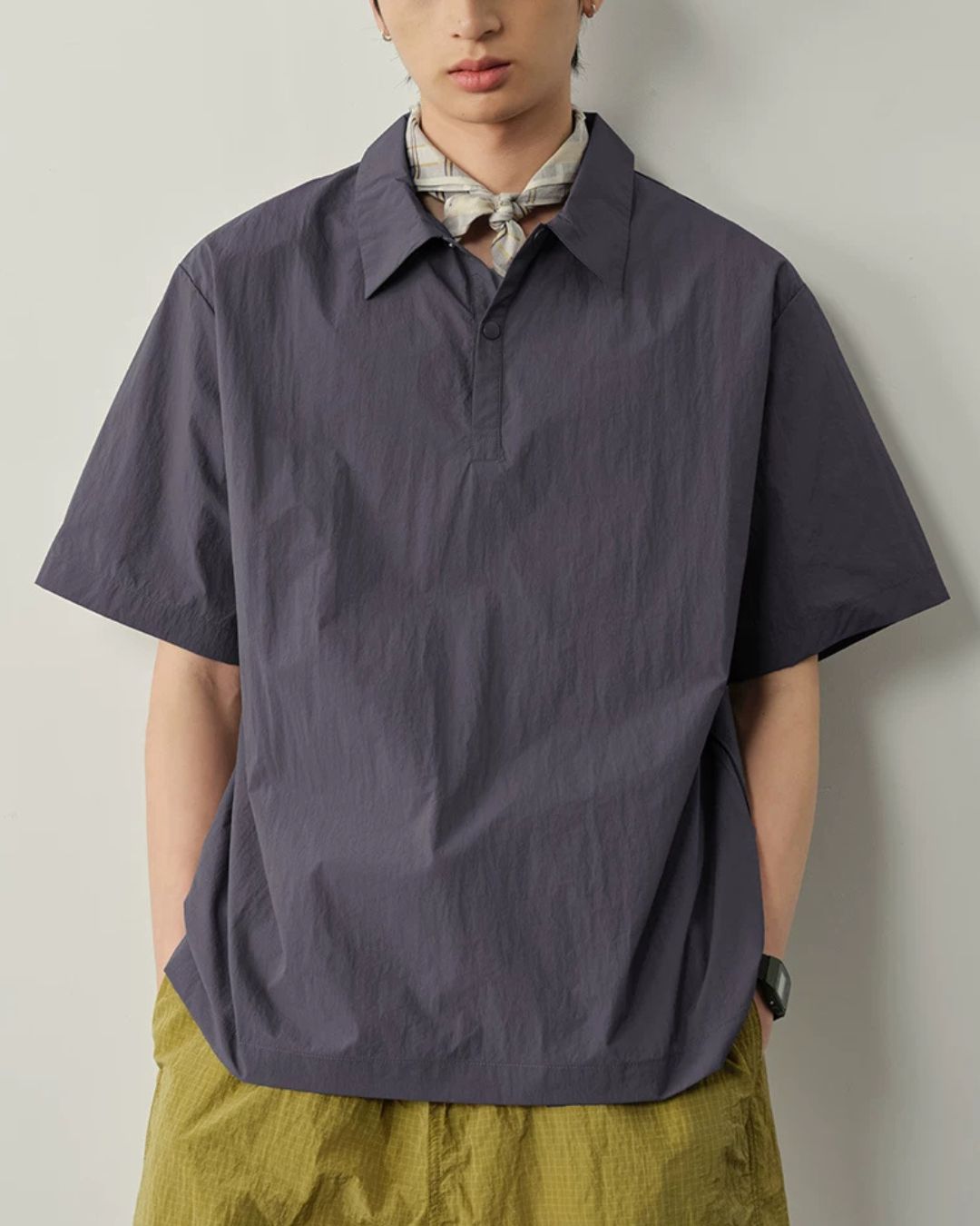 Half-Snap Button Shirt　SS081