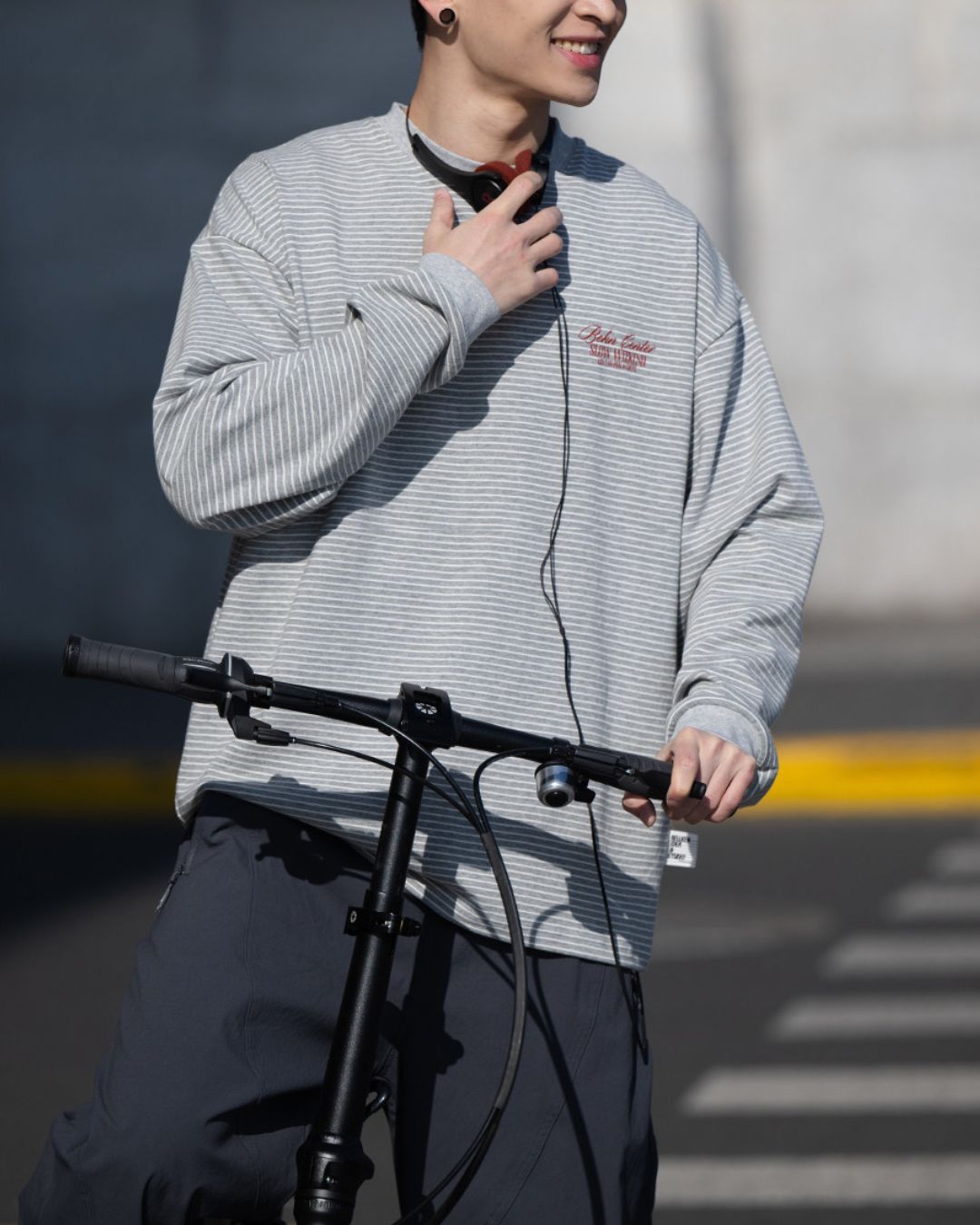 【10日以内お届け】Classic Print Border T-shirt　LT083