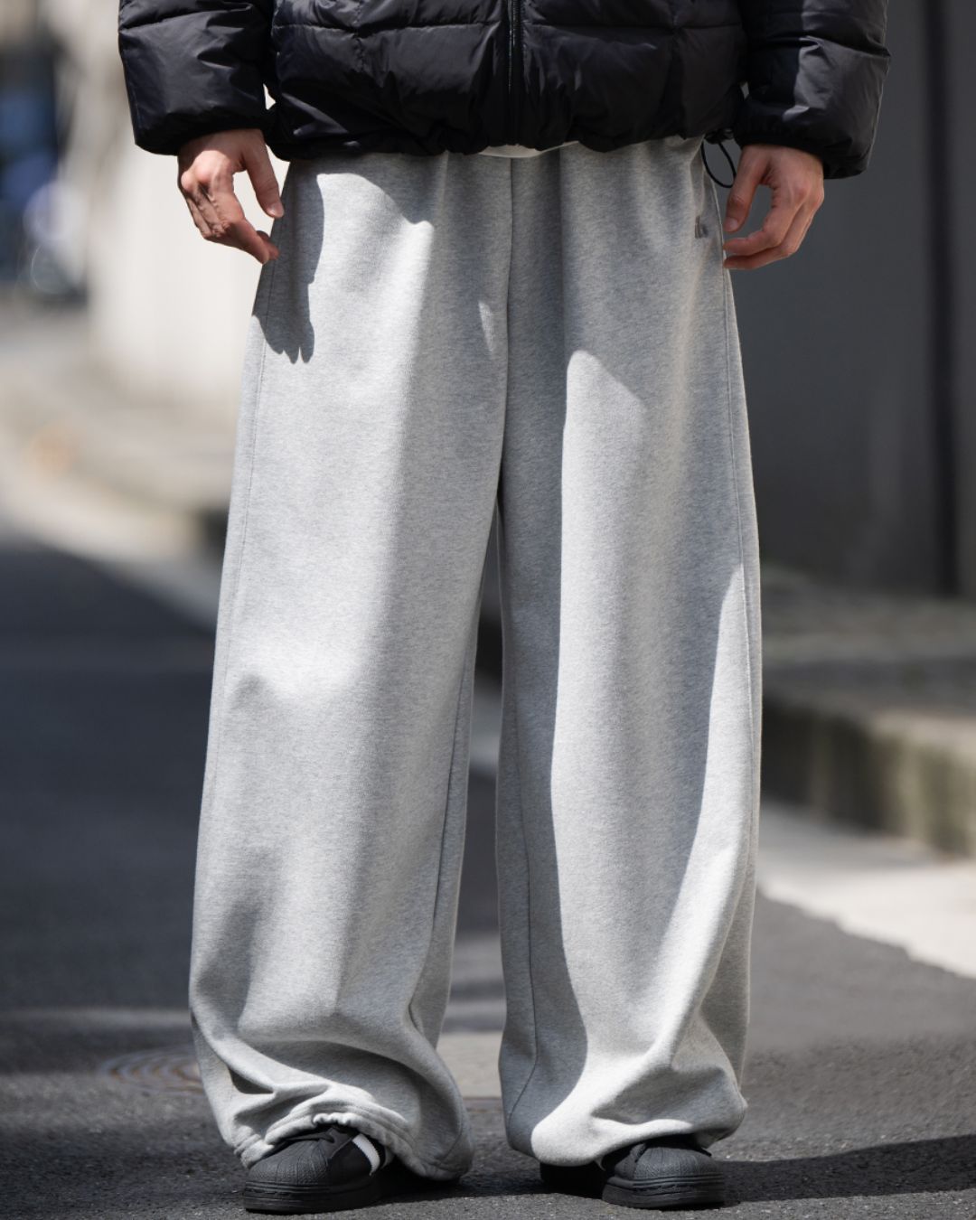 Wide Drape Sweat Pants　WP069