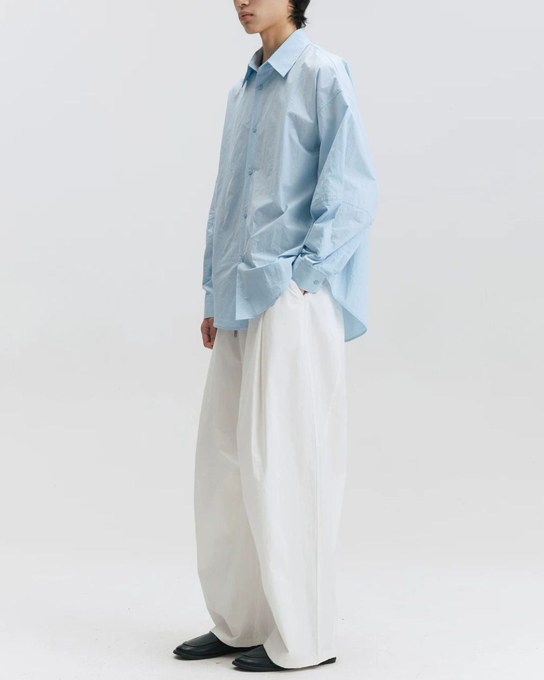 Cotton Gathered Wide Pants　WP106