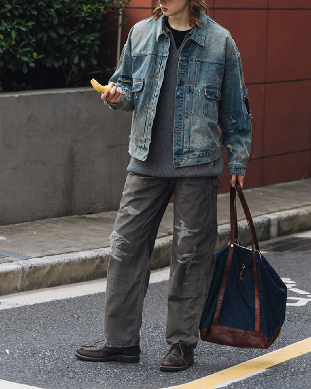 Destroy Denim Jacket　JK187