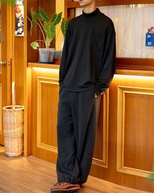 High-neck Pocket T-shirt　LT078