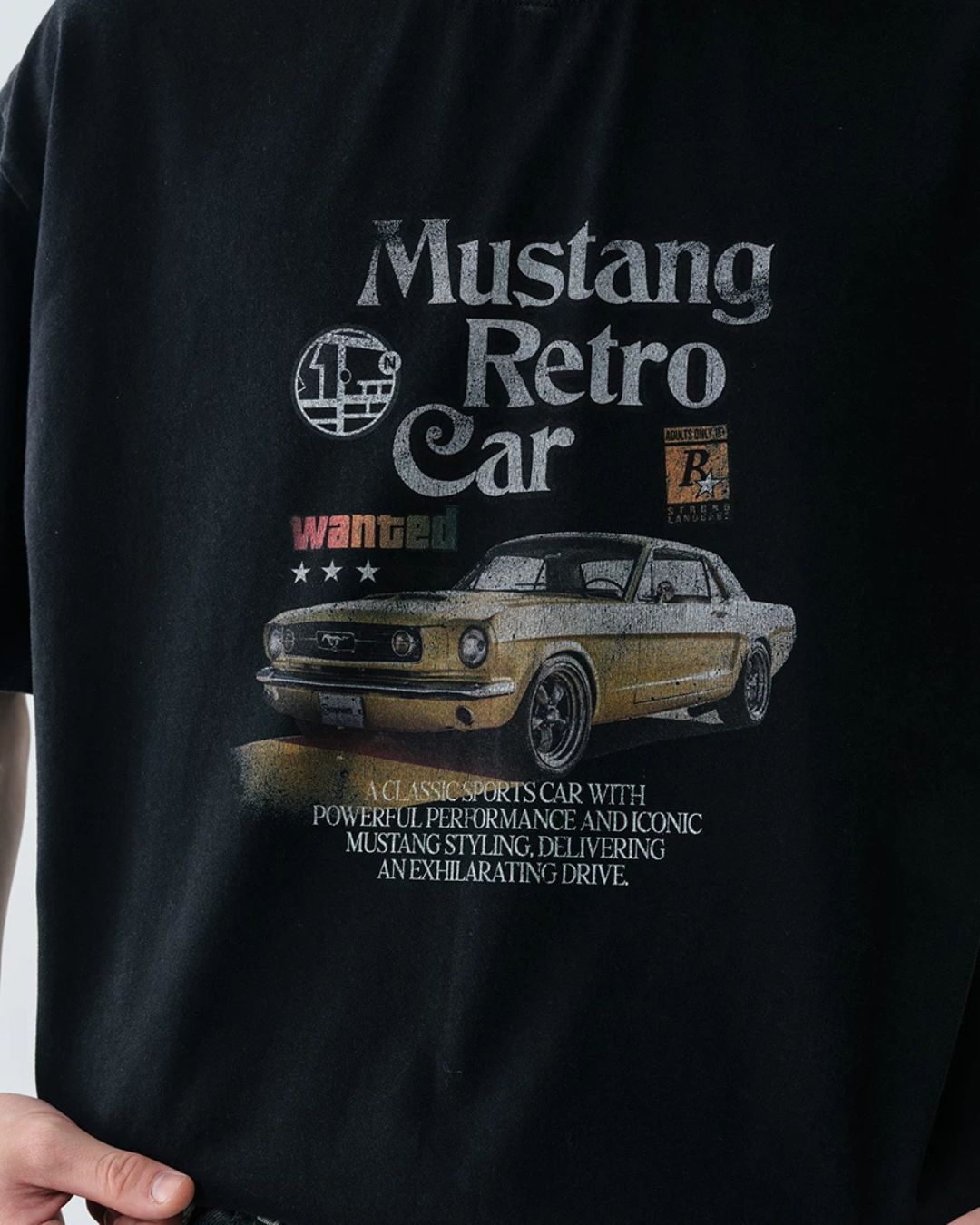 【10日以内お届け】Vintage Print Relaxed T-shirt　ST191