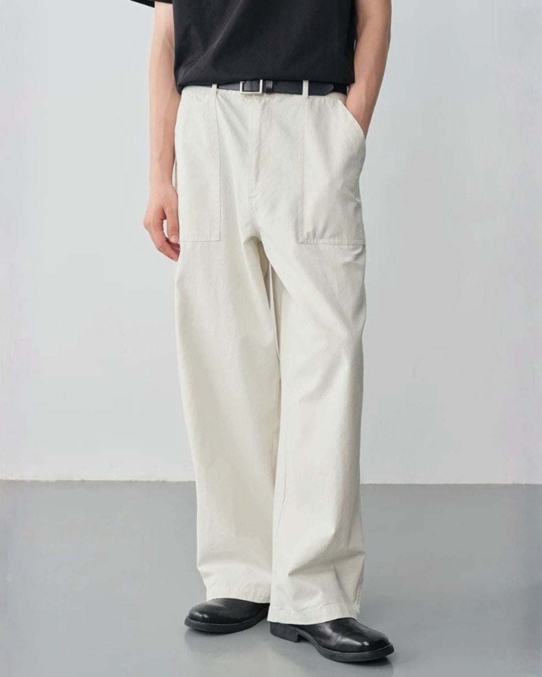 Linen Blend Baker Pants　WP118