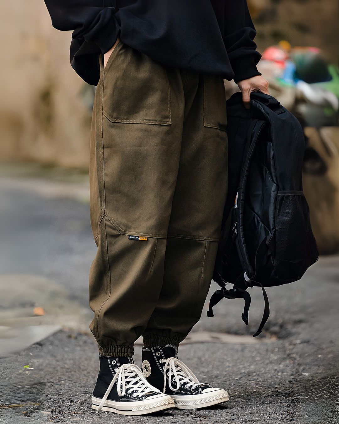 Tapered Cargo Pants　CP058