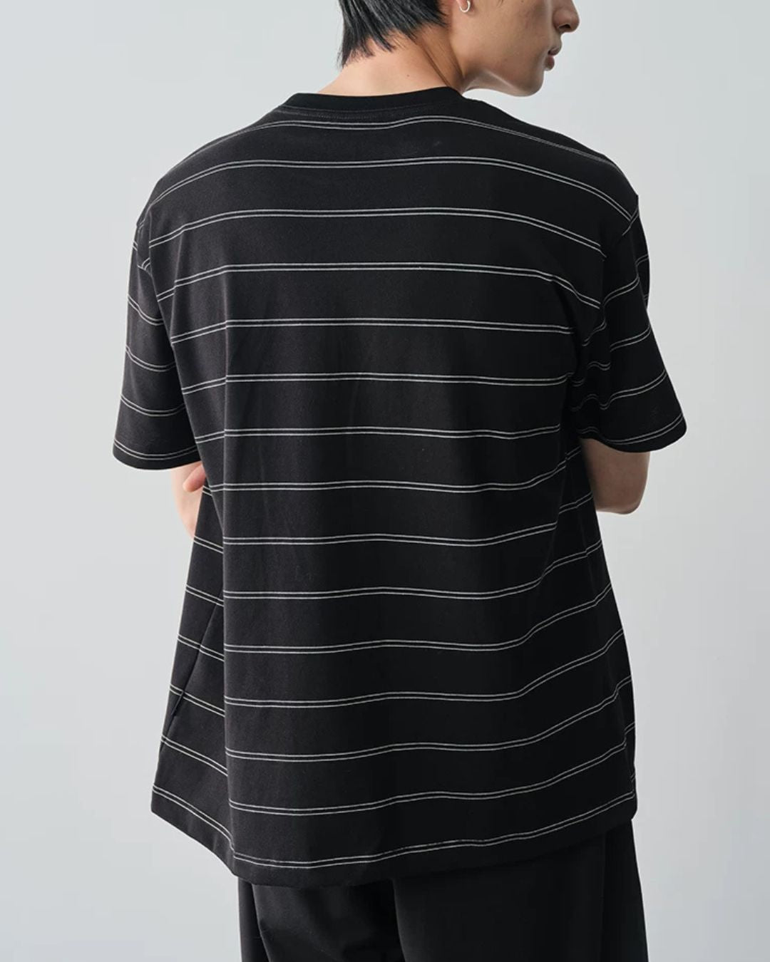 Double-border Crew Neck T-shirt　ST194