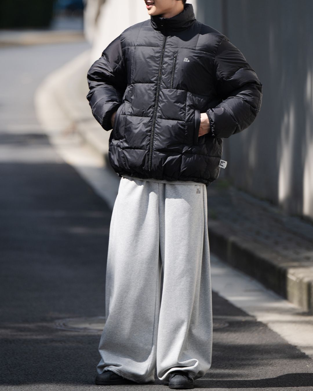 Wide Drape Sweat Pants　WP069