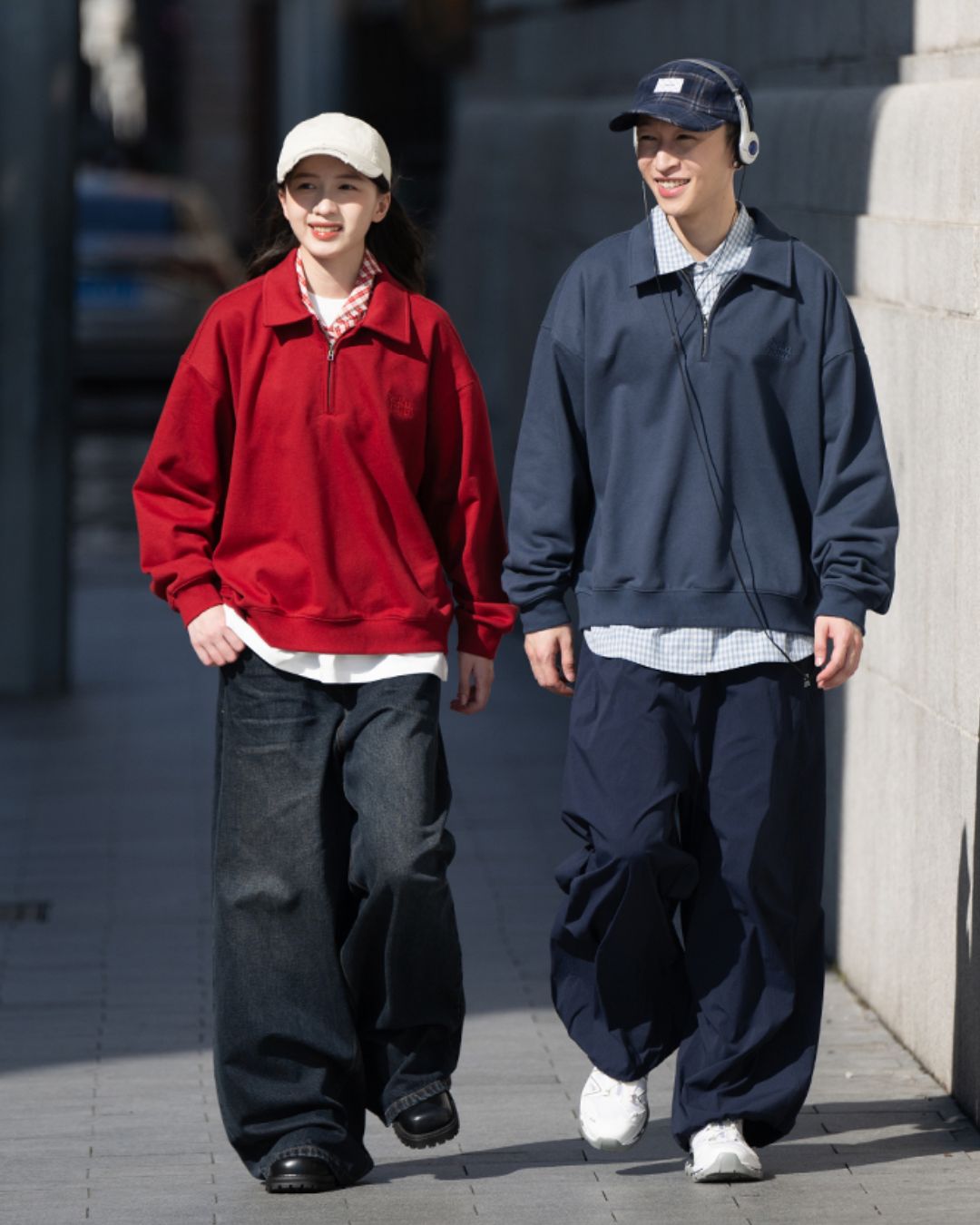 Half-zip Casual Pullover　SW094