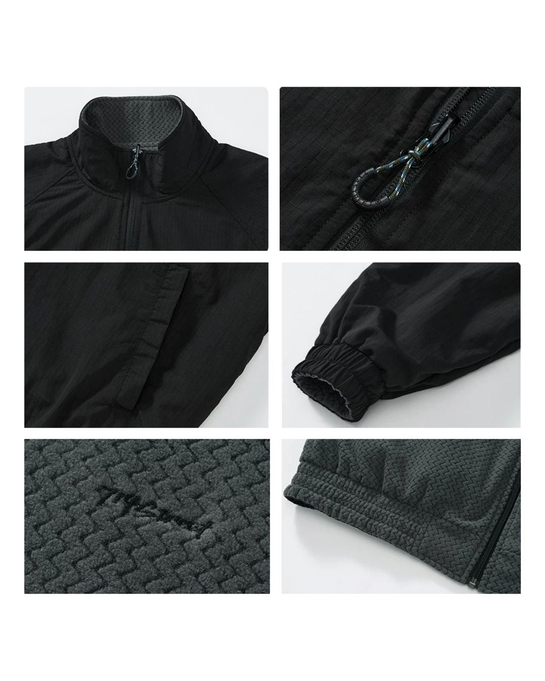 Reversible Stand Collar Jacket　JK257