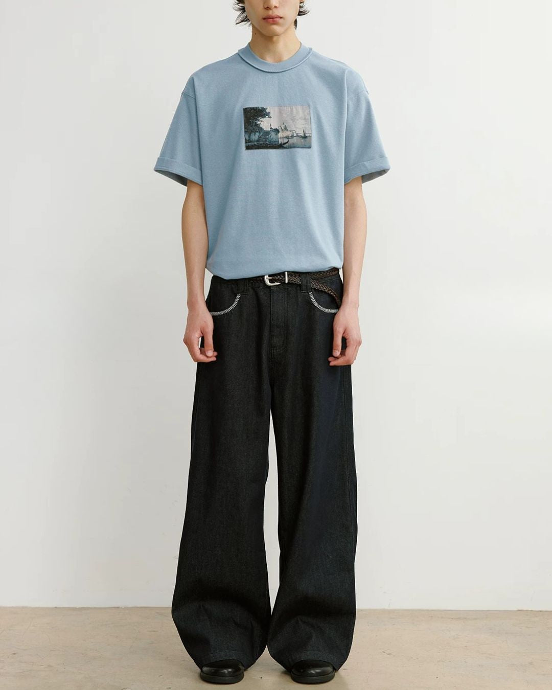 Landscape Painting T-shirt　ST197