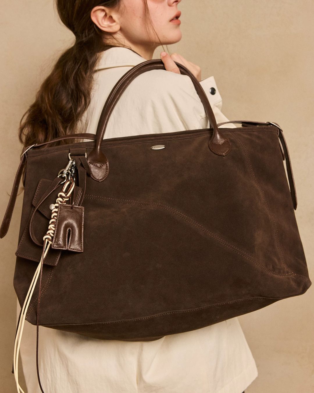 Multi-way Suede Tote Bag　BG017
