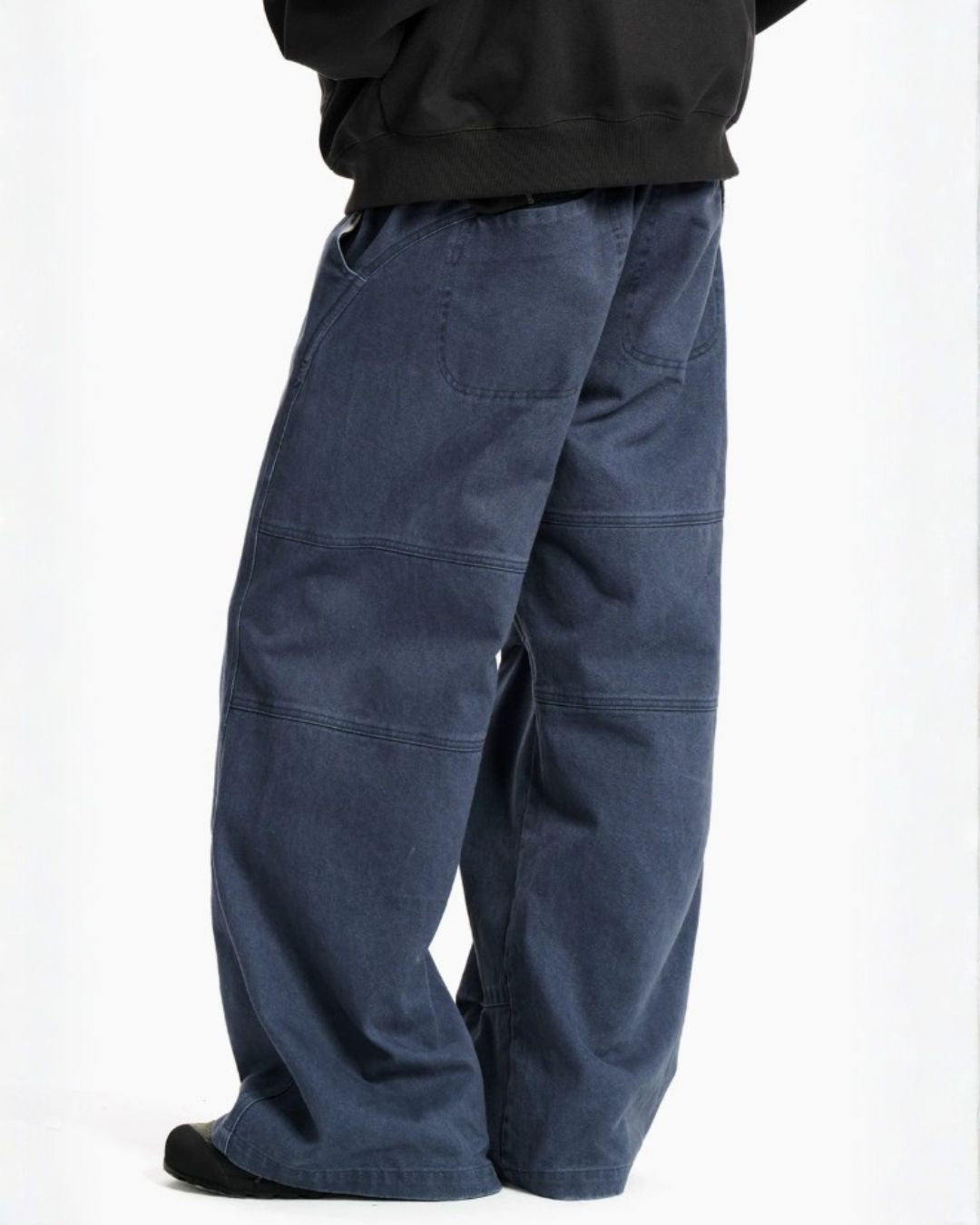 Washed Twill Wide Pants　WP128