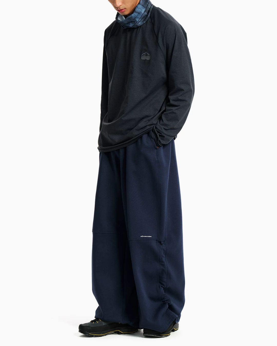 Shirred Wide Sweat Pants　WP127