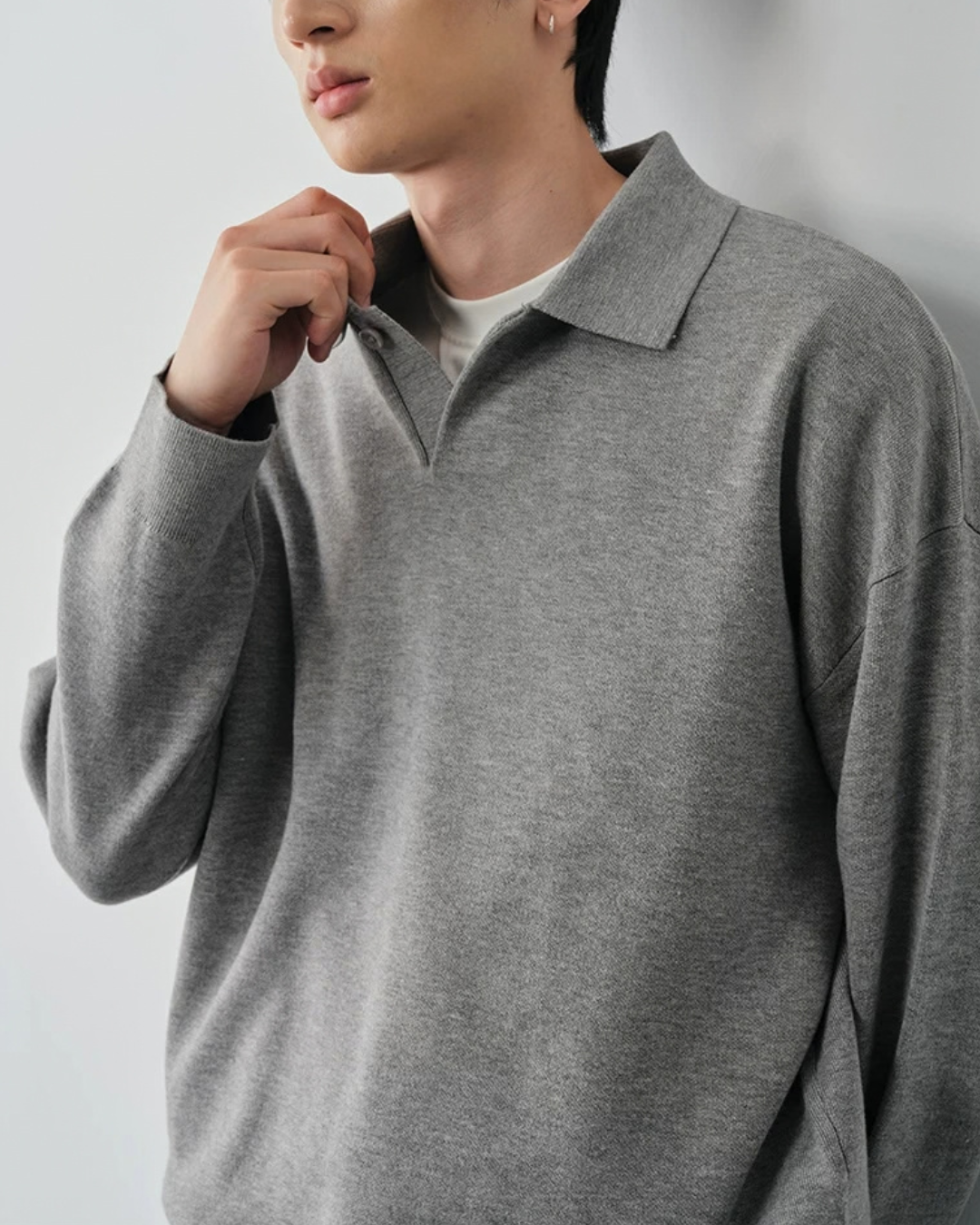 Relaxed Polo Knit　KN055