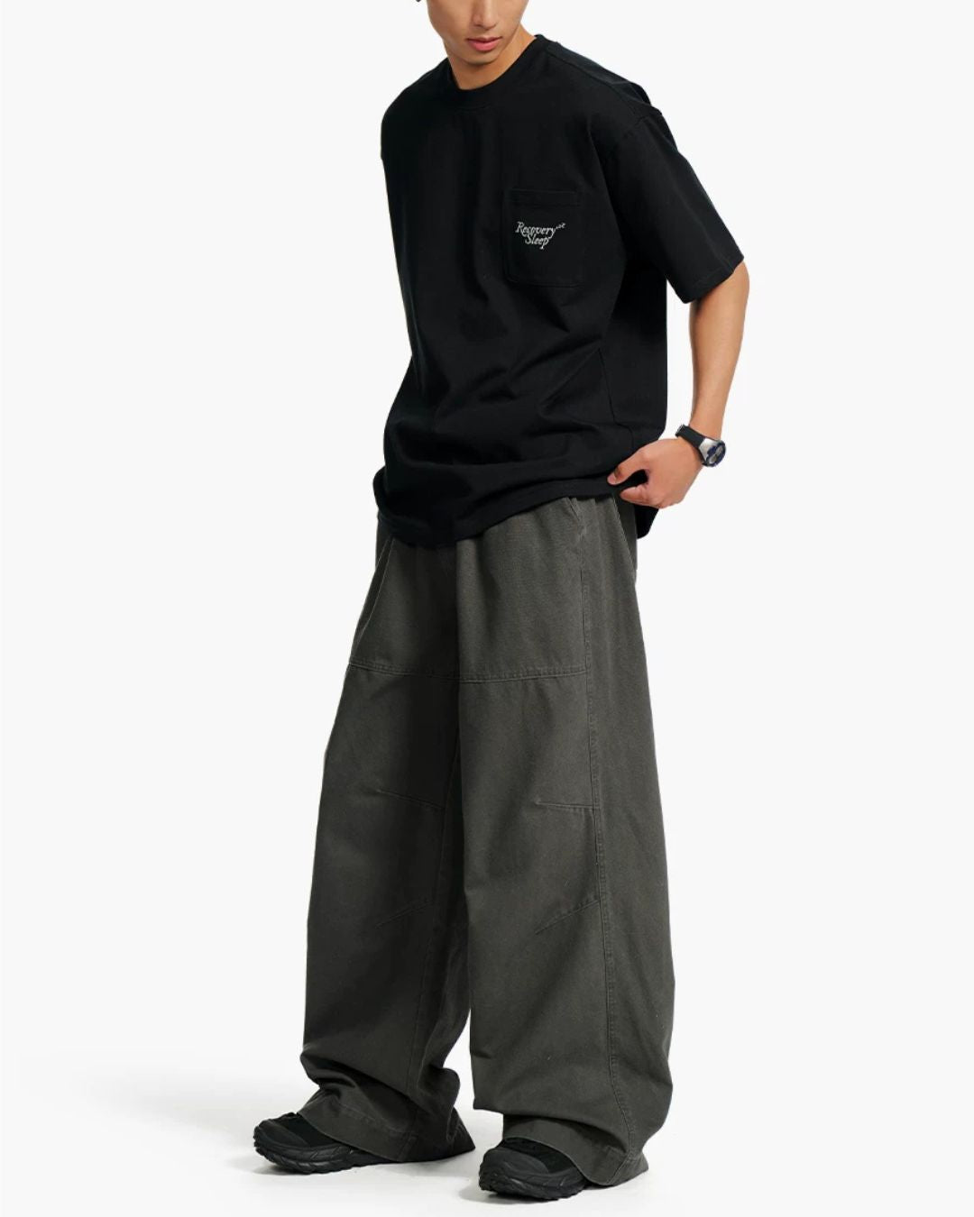 Pure Cotton Pocket T-Shirt　ST212