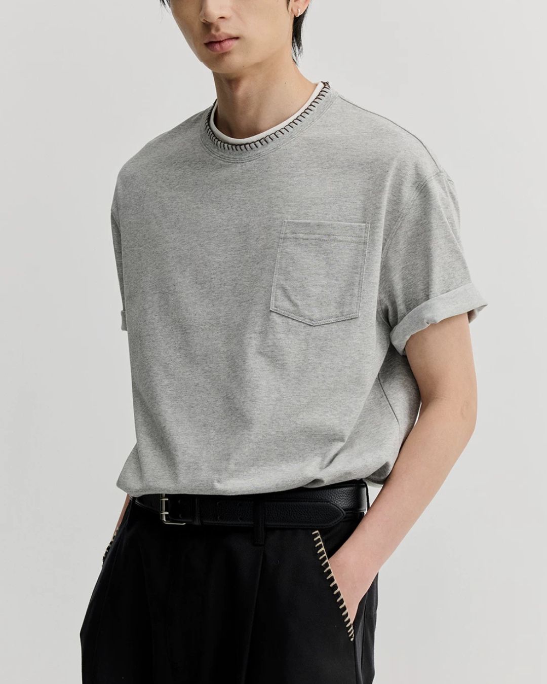 Contrast Stitch Cool T-Shirt　ST223