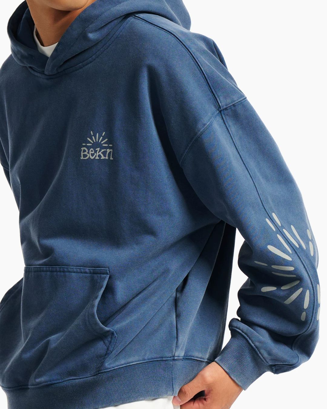 Washed Sunburst Hoodie　HD082