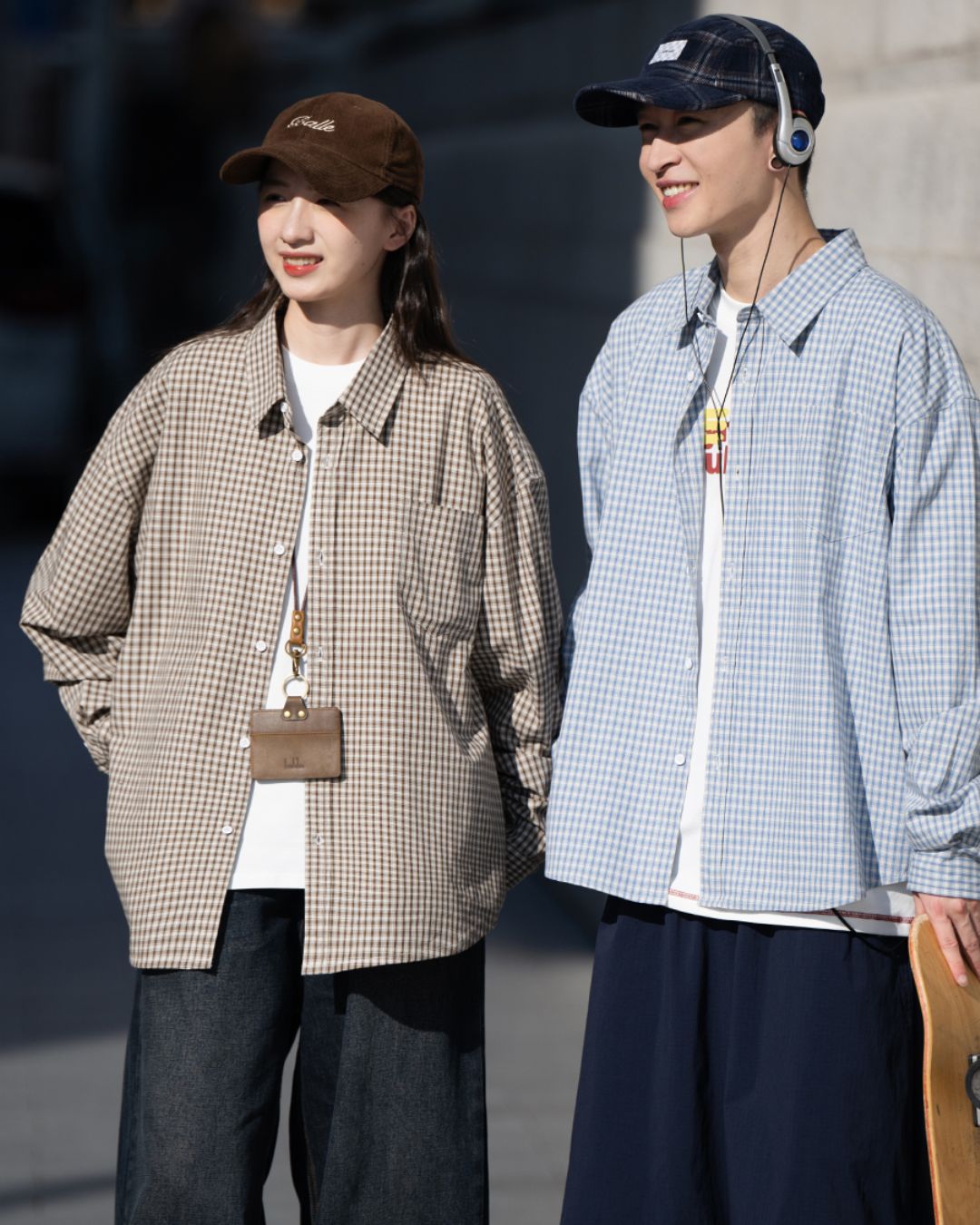 Drop Shoulder Check Shirt　LS102