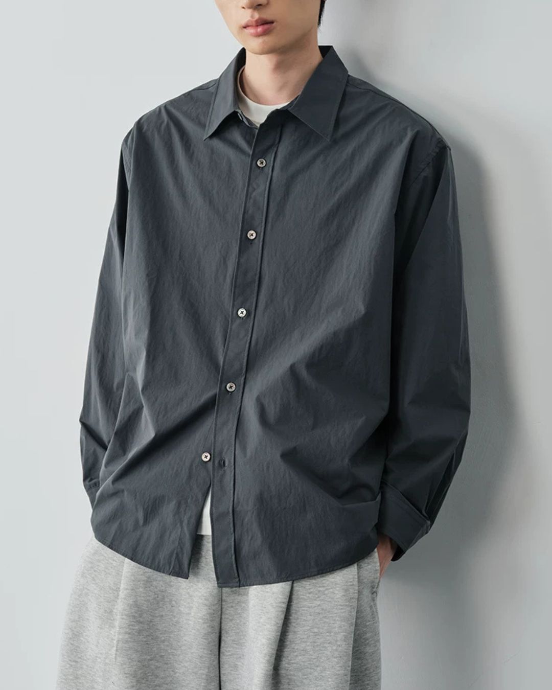 Easy-Care Relaxed Shirt　LS111
