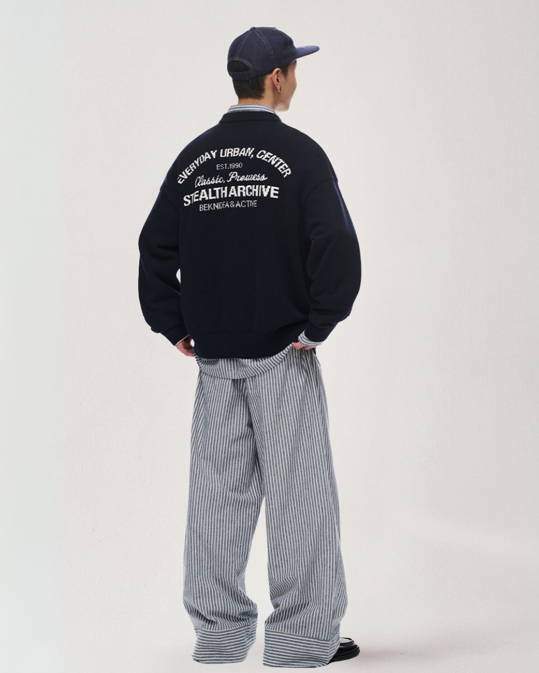 Jacquard Logo Sweater　KN050