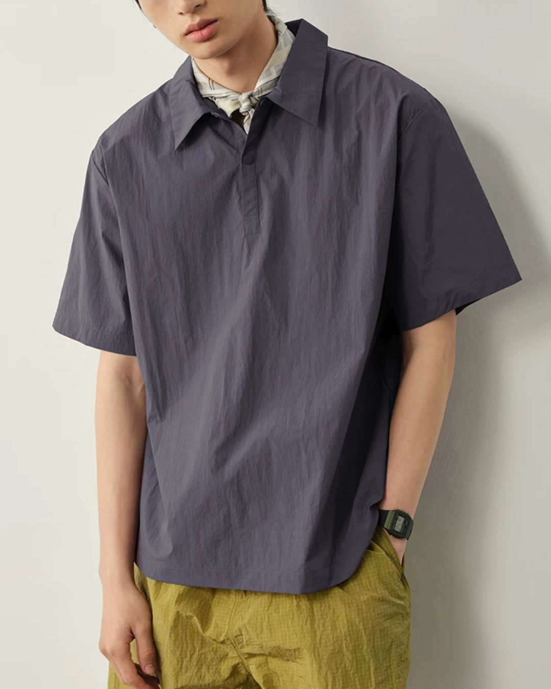 Half-Snap Button Shirt　SS081