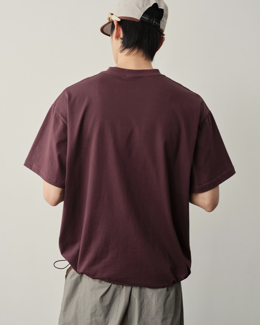 Pocket Drawstring Cool T-shirt　ST183
