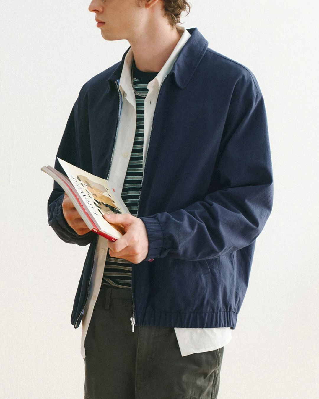 Washed Harrington Jacket　JK262