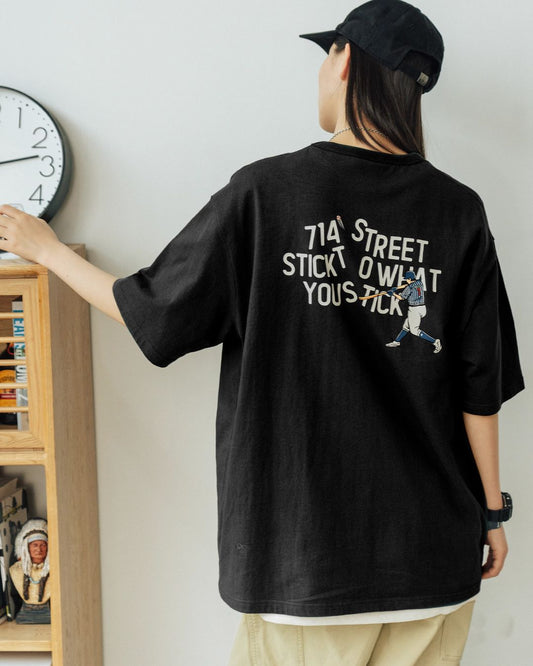 Baseball Design T-shirt　ST065