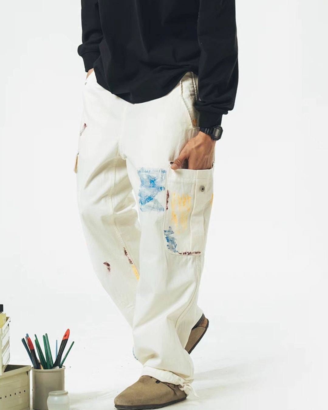 Painted Cargo Pants　WP066