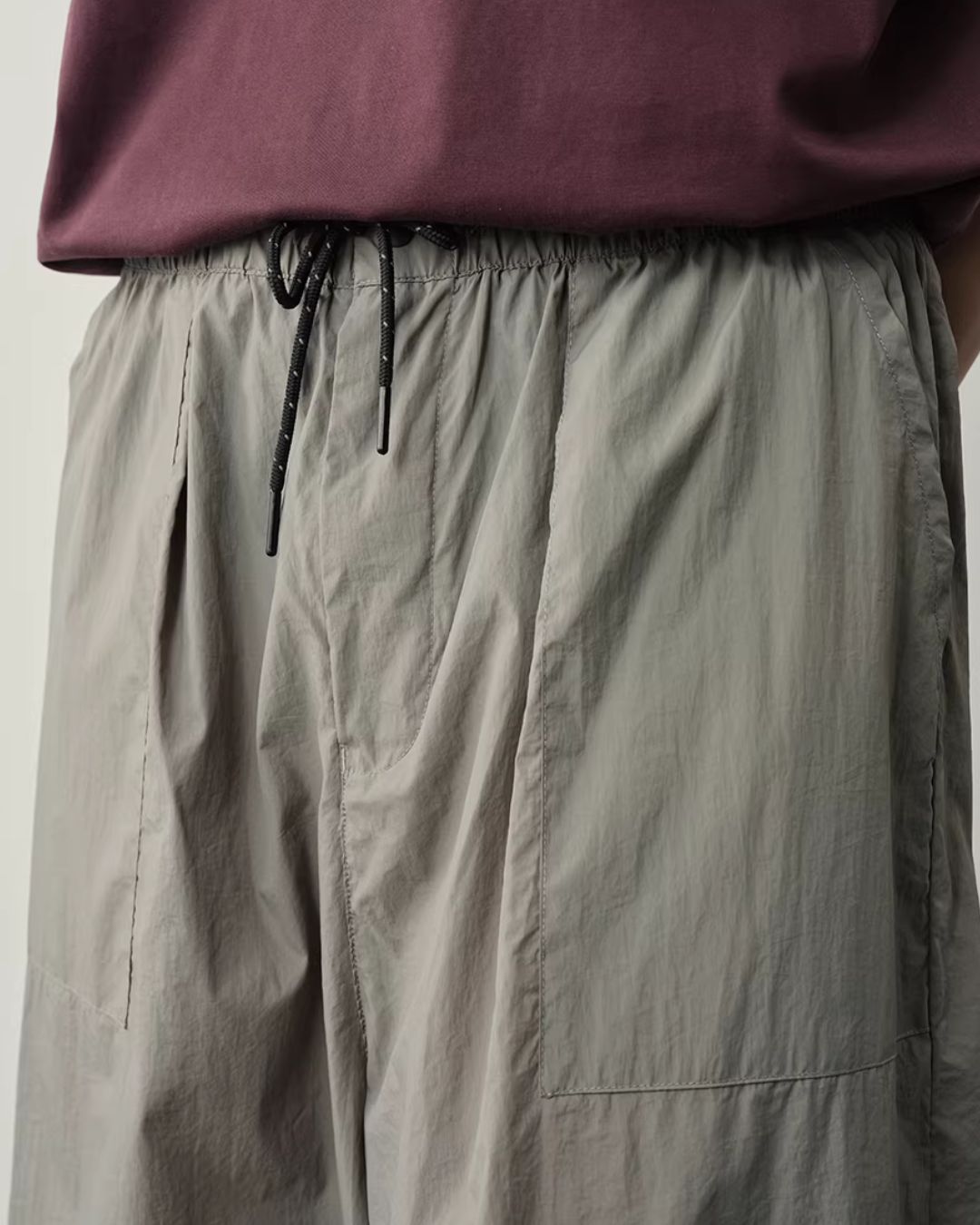【10日以内お届け】Water-repellent Drawstring Pants　WP097