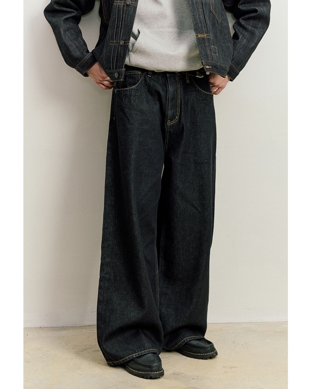 Casual Wide Straight Jeans　DP054