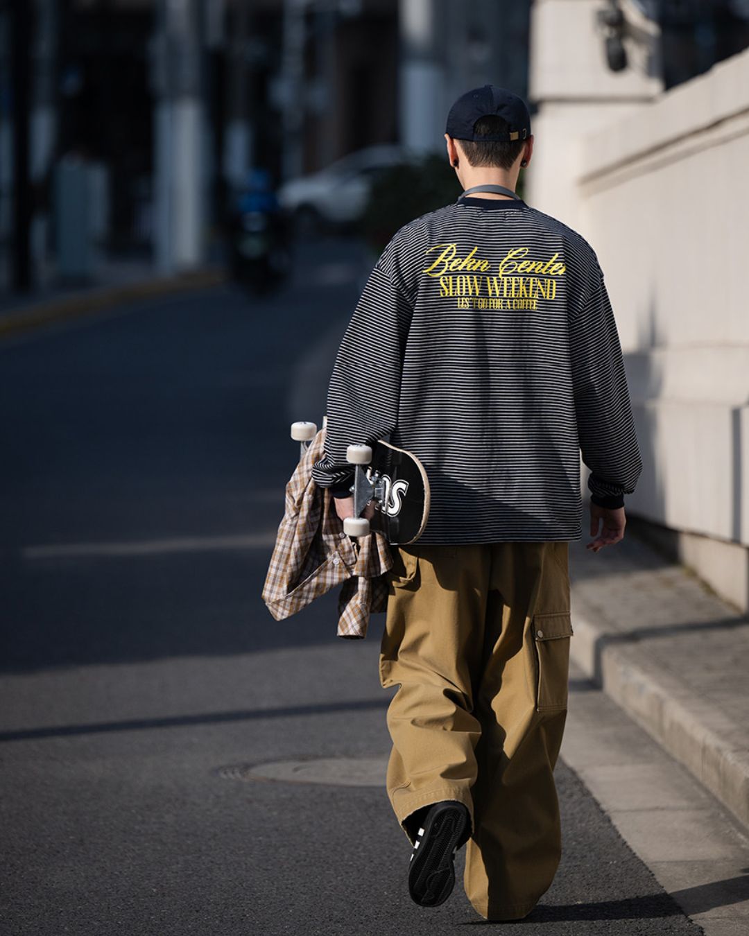 【10日以内お届け】Classic Print Border T-shirt　LT083