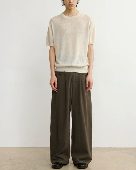 Relaxed Summer Knit T-Shirt　ST204
